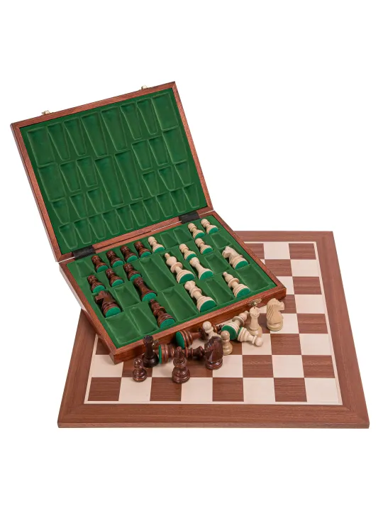 Profi Chess Set No 5 - Mahogany Lux