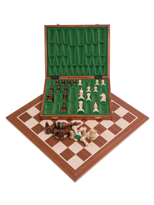 Profi Schach Set Nr 5 - Mahagoni Lux