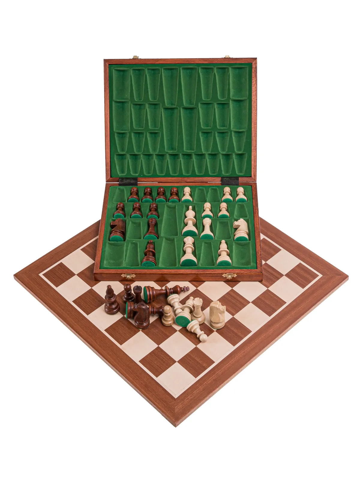 Profi Chess Set No 5 - Mahogany Lux