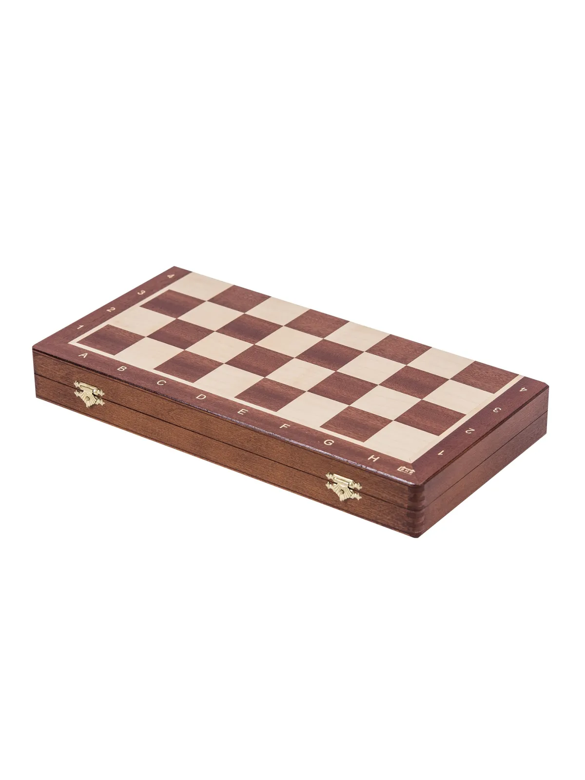 Chess Warsaw - Mahogany / Metal