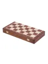 Chess Warsaw - Mahogany / Metal