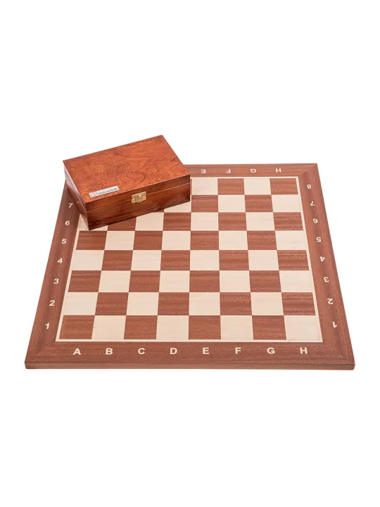 Jeu d'echecs professionnel n ° 5 - Acajou