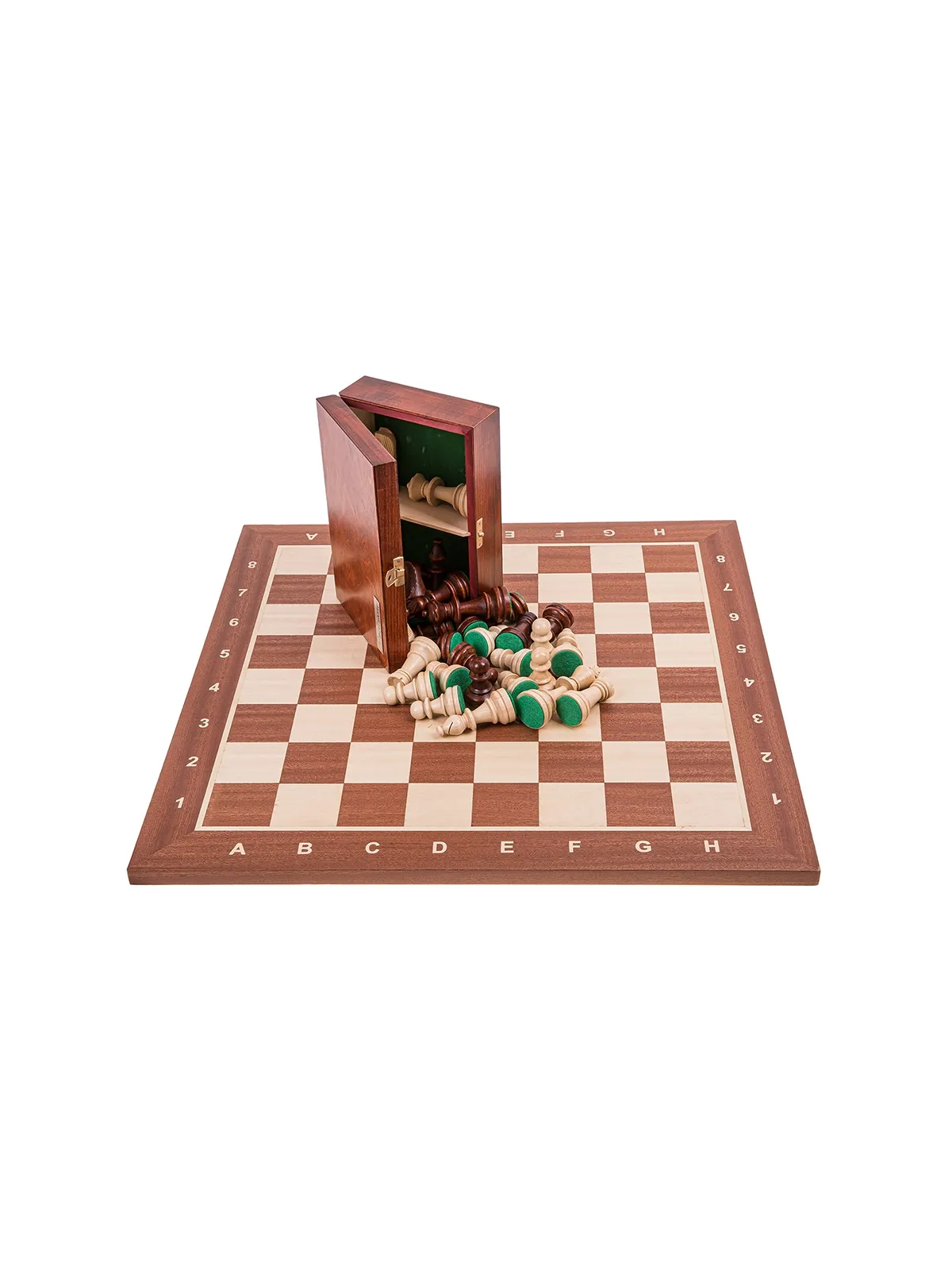 Jeu d'echecs professionnel n ° 5 - Acajou