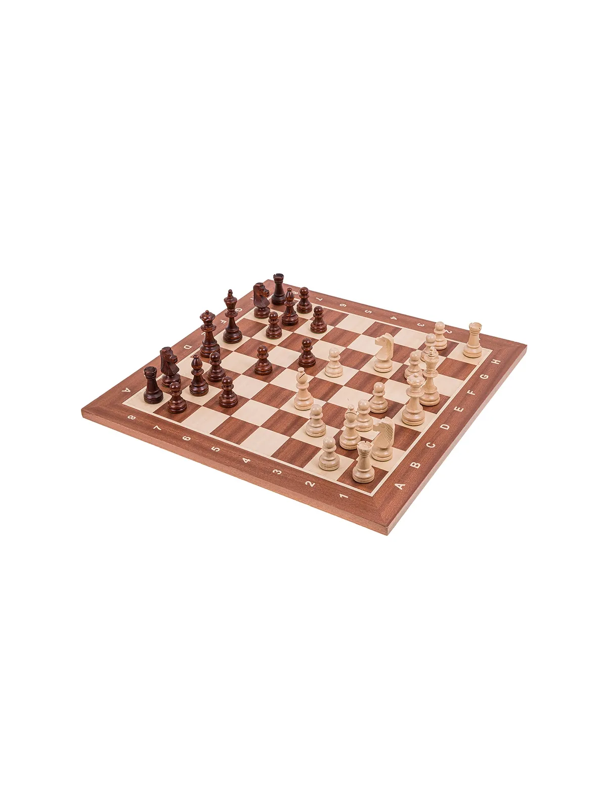 Jeu d'echecs professionnel n ° 5 - Acajou