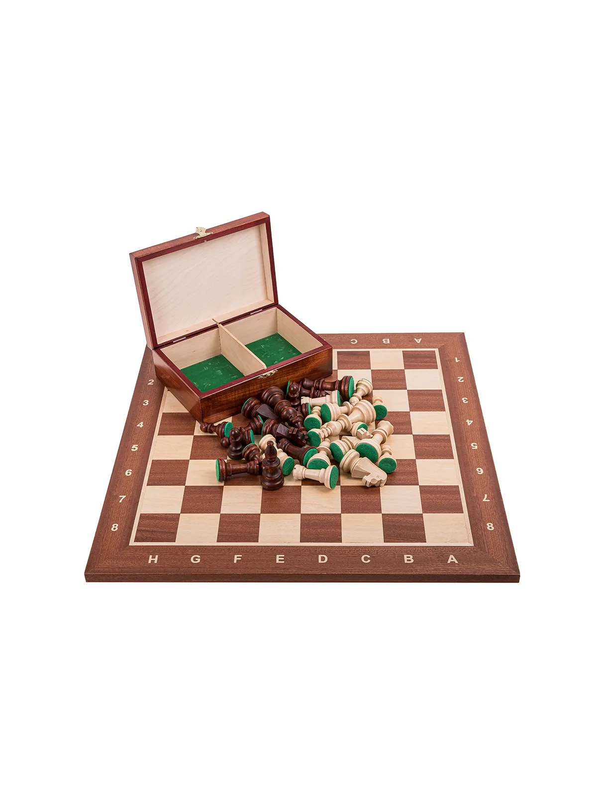 Profi Schach Set Nr 6 - Mahagoni