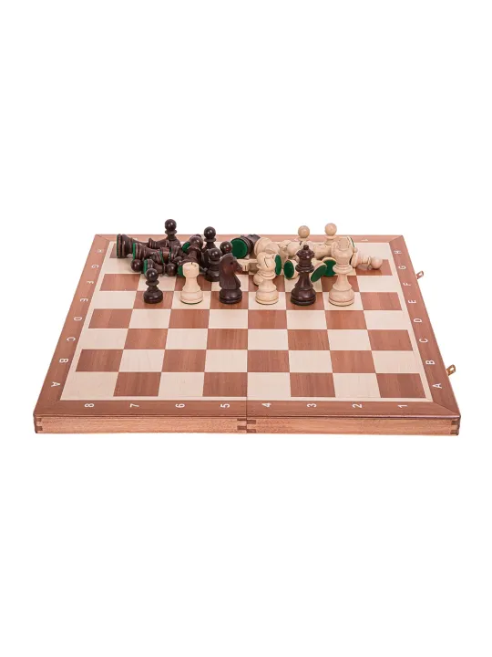 Schach Turnier Nr. 5 - Mahagoni