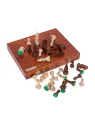 Chess Pieces Staunton 5 + Case Lux