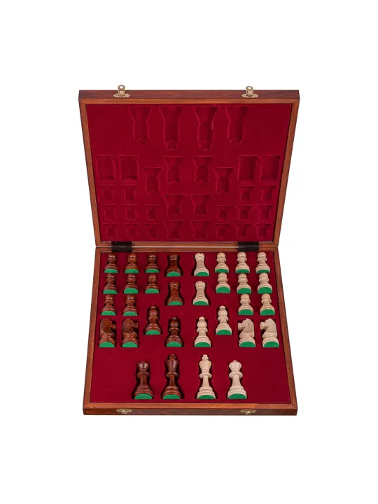 Chess Pieces Staunton 6 + Case Lux