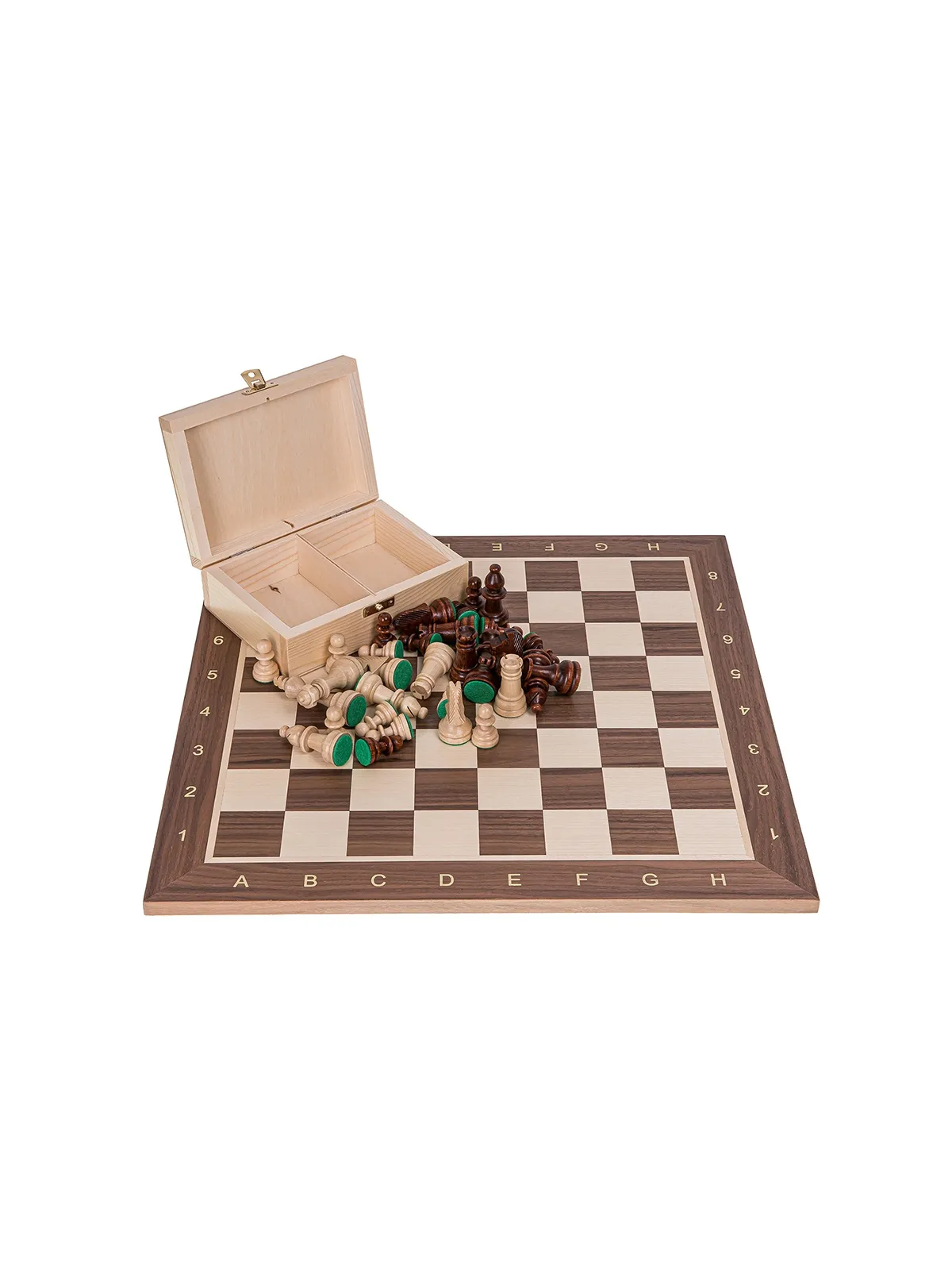 Profi Schach Set Nr 4 - Mahagoni