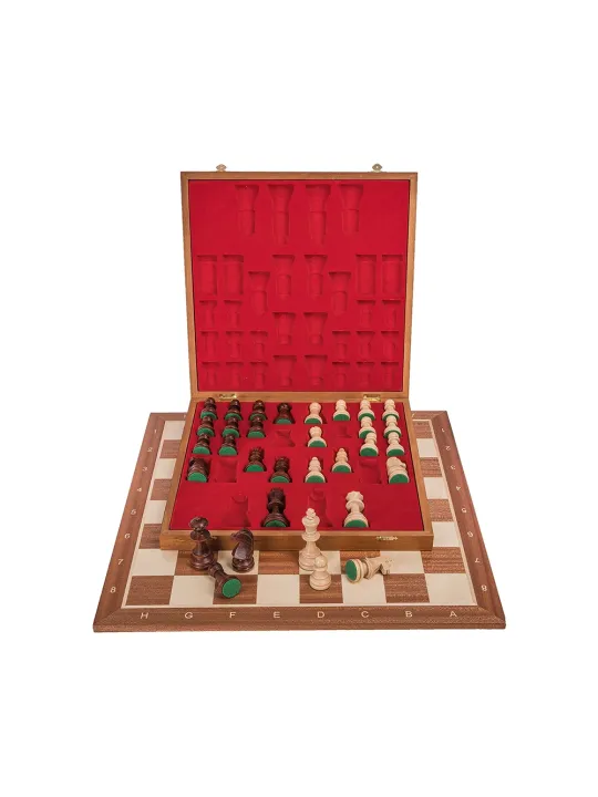 Profi Chess Set No 6 - Mahogany Lux