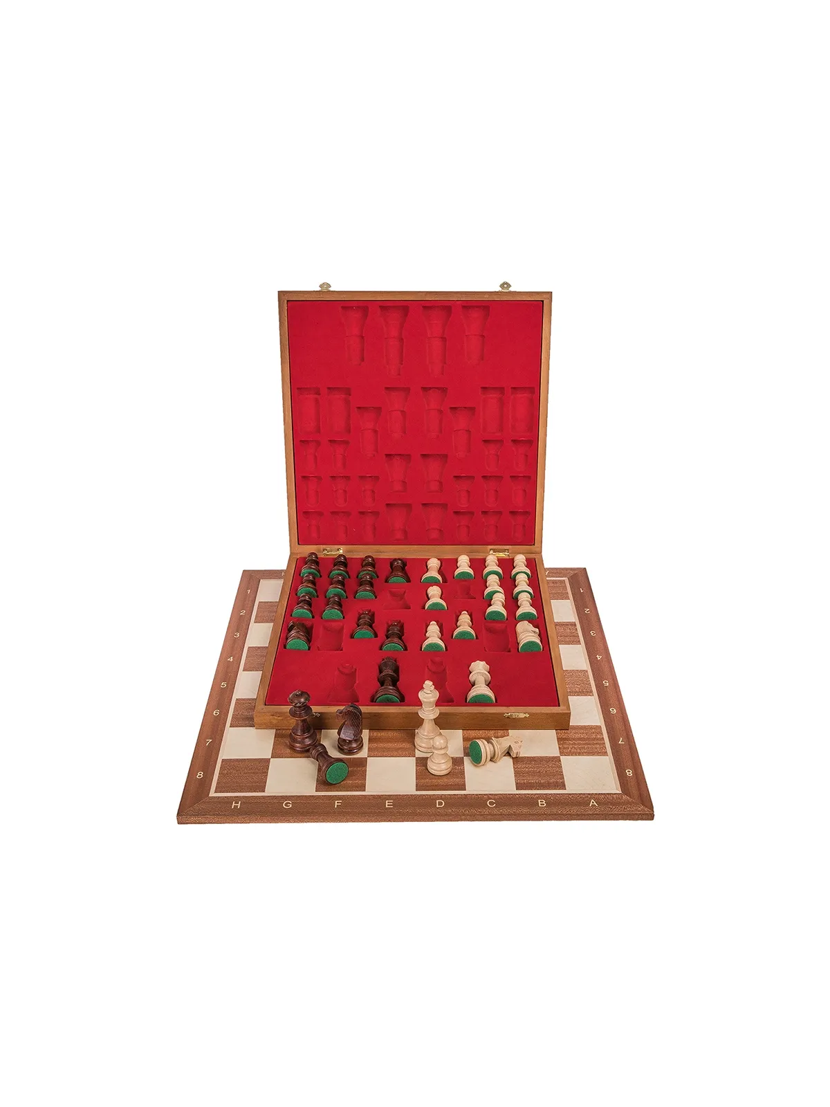 Profi Chess Set No 6 - Mahogany Lux