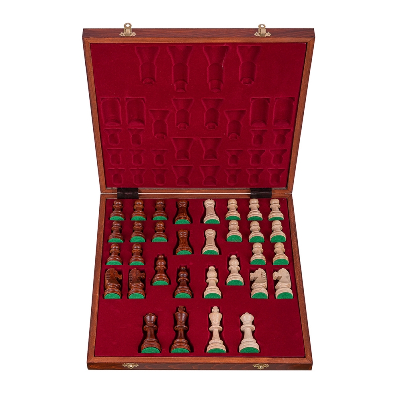 Profi Chess Set No 6 - Mahogany