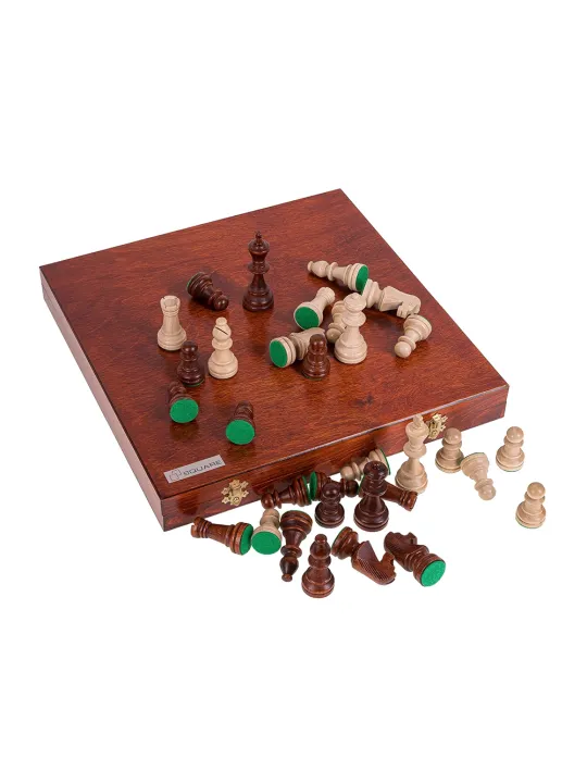 Profi Schach Set Nr 6 - Mahagoni Lux