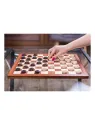 Checkers 100 Fields - Mahogany