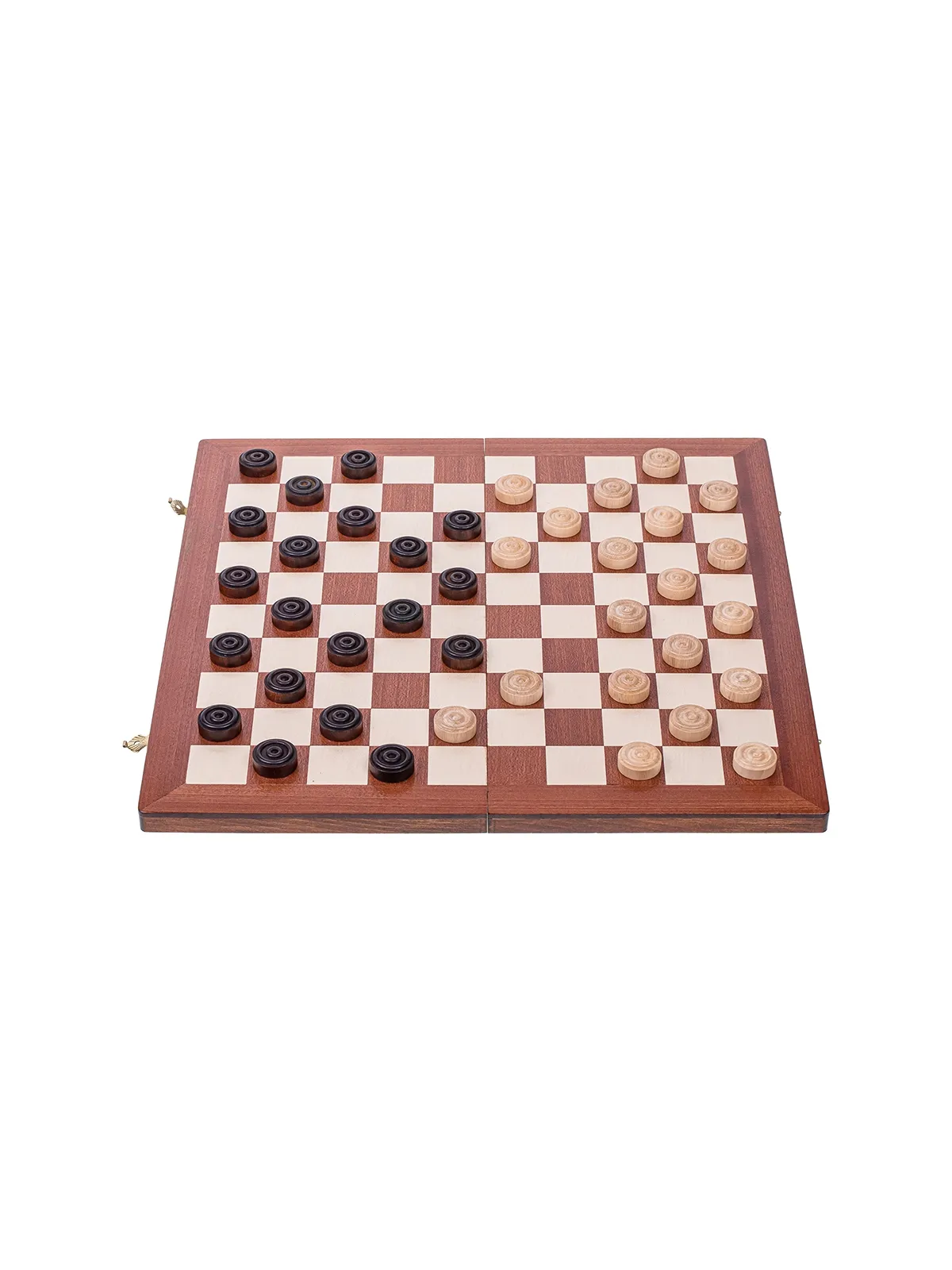 Checkers 100 Fields - Mahogany