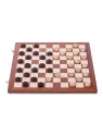 Checkers 100 Fields - Mahogany