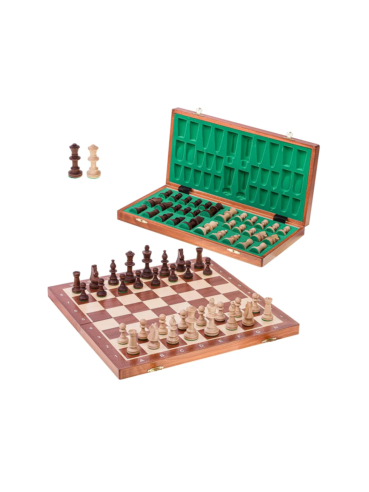 Échecs Tournoui No 5 - Acajou WW + 2 x Reine