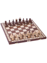 SQUARE - Wooden Chess Set Grand Royal + 2 x Queen