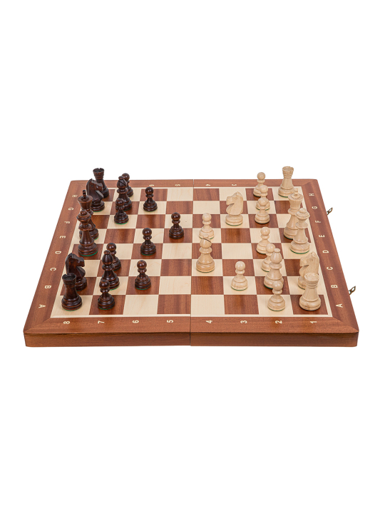 SQUARE - Schach Shop - Schachspiel Turnier Nr. 5 - Mahagoni -