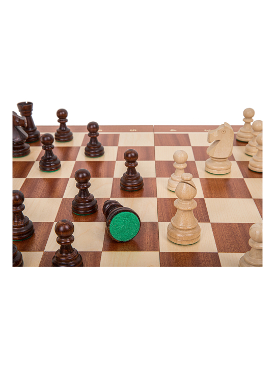 SQUARE - Schach Shop - Schachspiel Turnier Nr. 5 - Mahagoni -