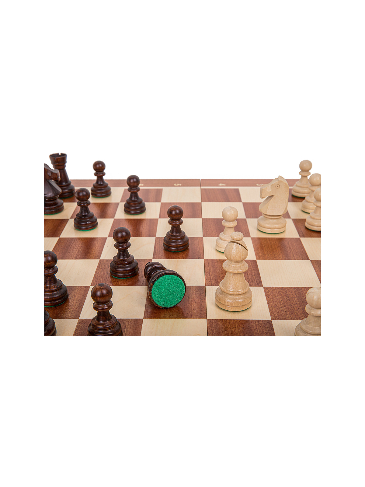 SQUARE - Schach Shop - Schachspiel Turnier Nr. 5 - Mahagoni -