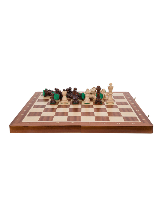 SQUARE - Schach Shop - Schachspiel Turnier Nr. 5 - Mahagoni -