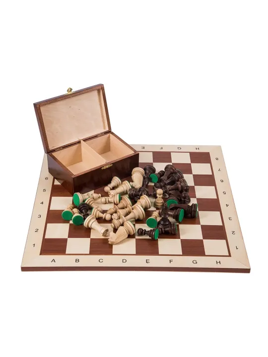 Jeu d'echecs professionnel n ° 6 - Acajou BL