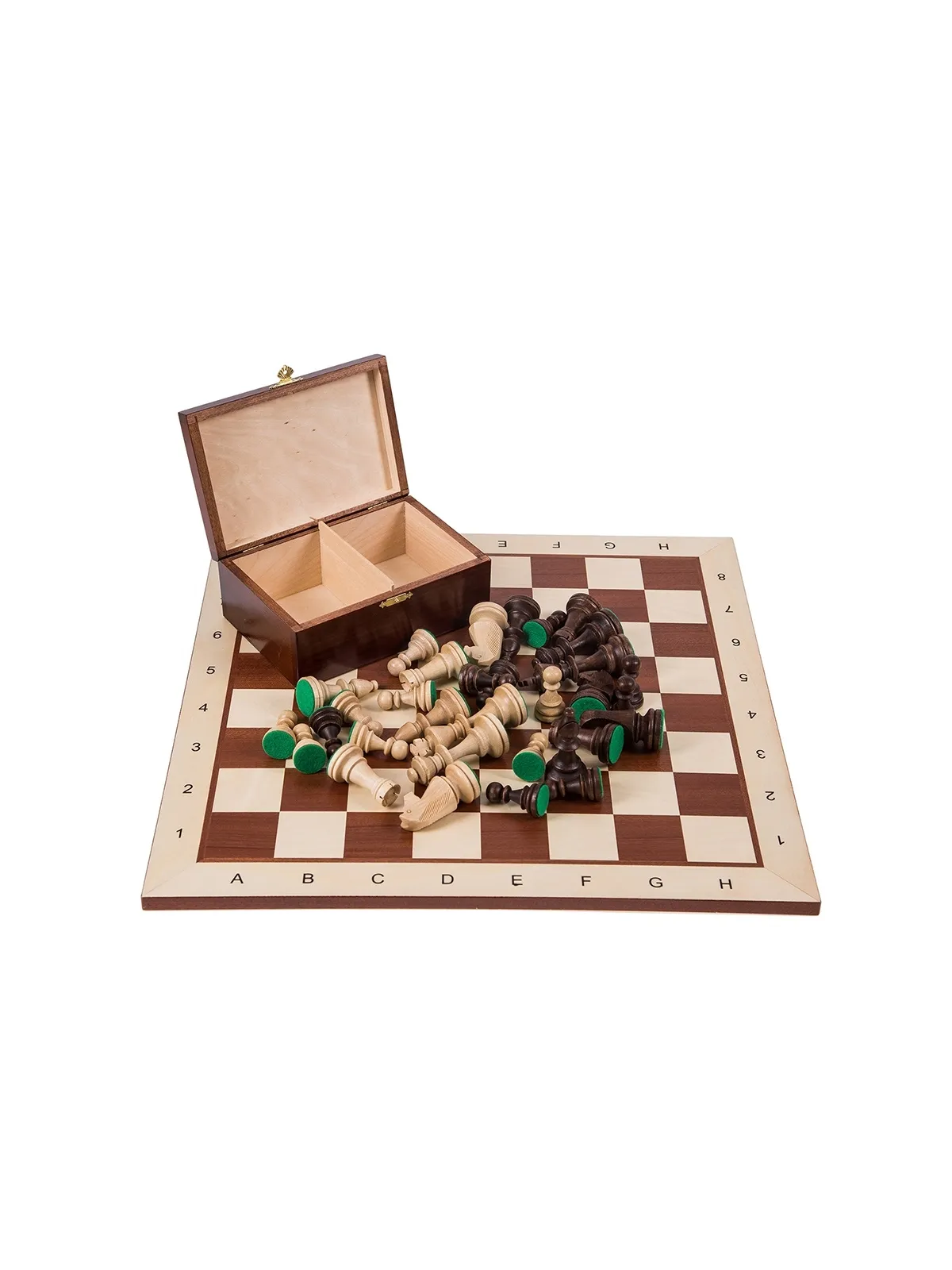 Jeu d'echecs professionnel n ° 6 - Acajou BL