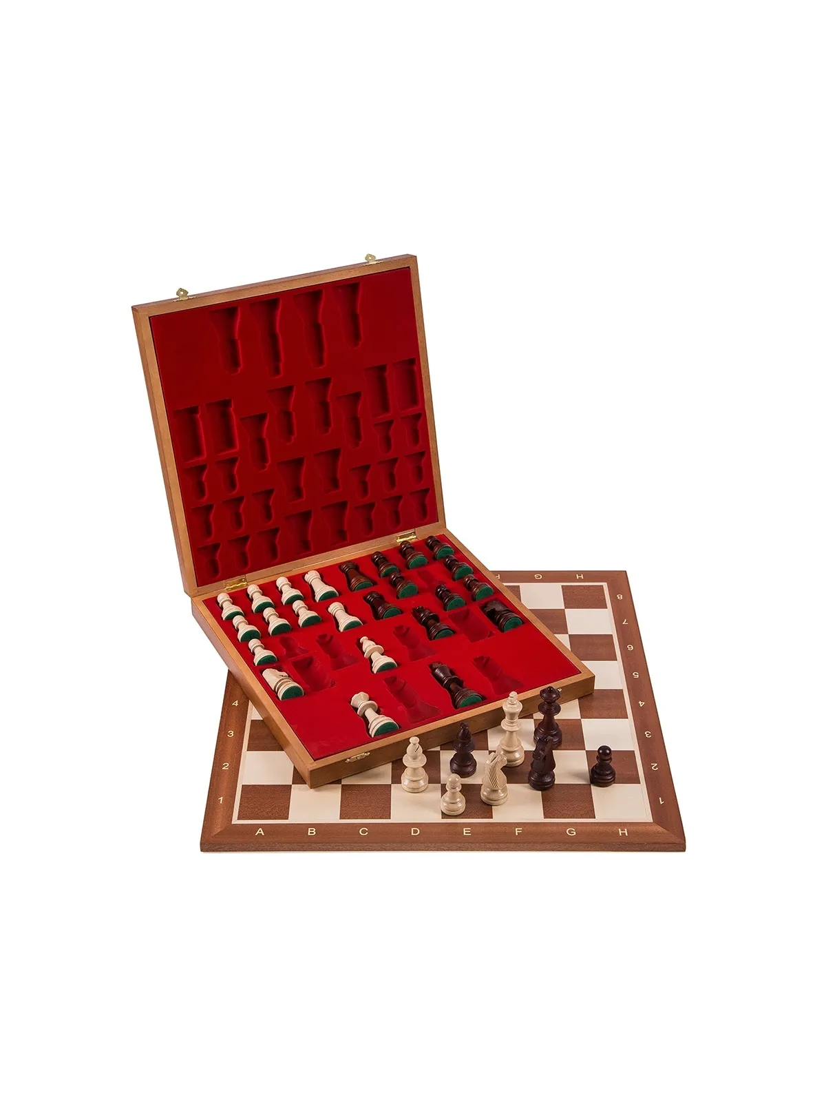 Profi Schach Set Nr 6 - Mahagoni Lux