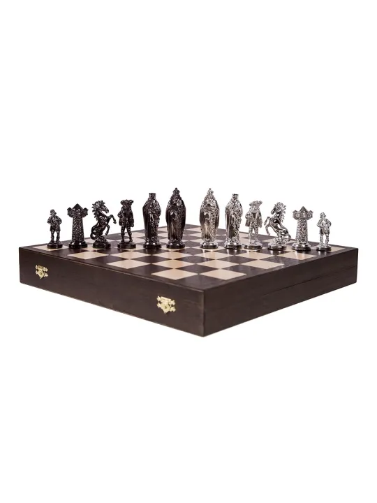 Chess Pieces Medieval - Silver Edition