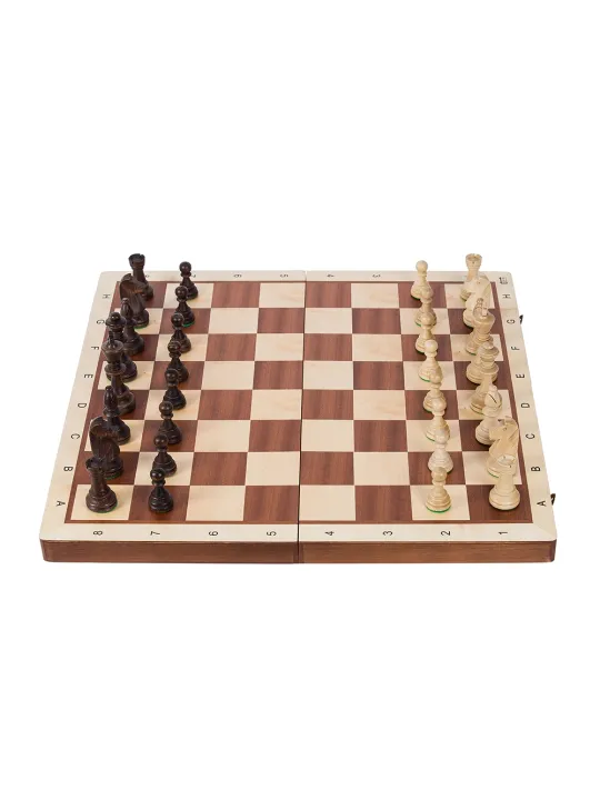 Echecs - Staunton 6 - Acajou BL