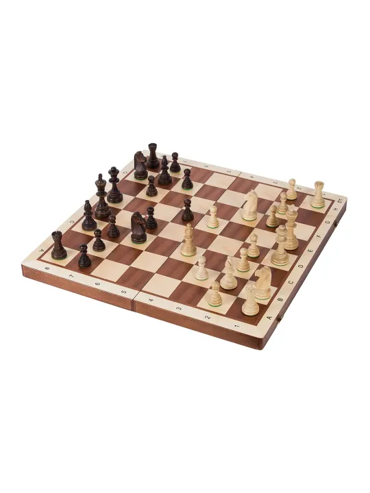 Echecs - Staunton 6 - Acajou BL