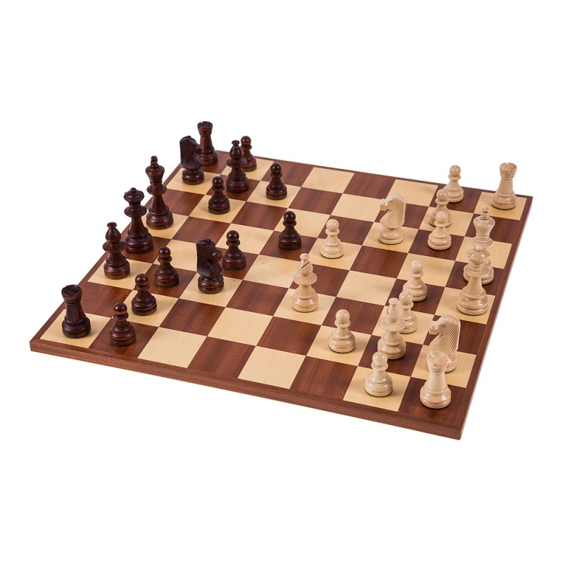 Profi Chess Set No 6 - Mahogany