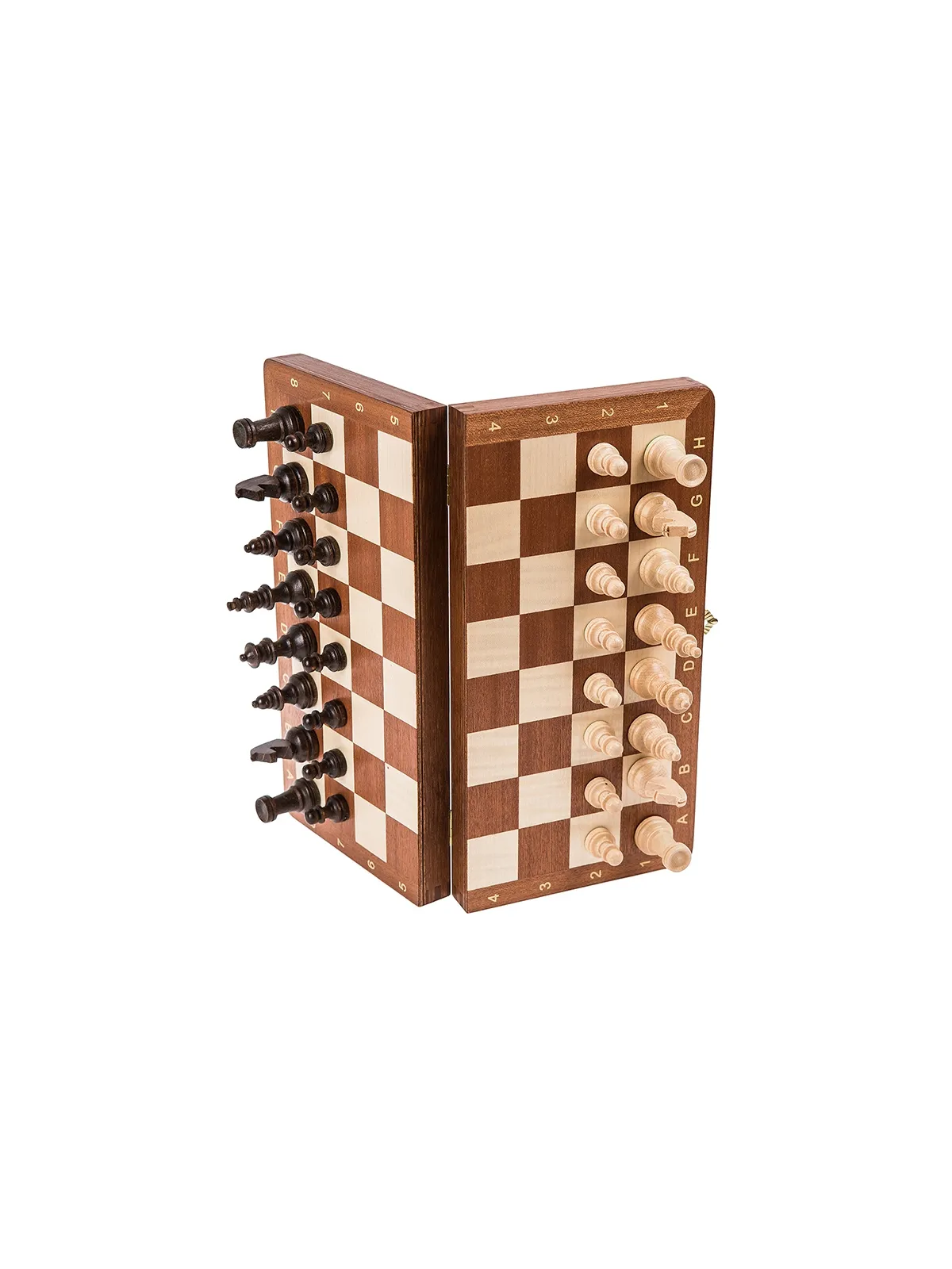 Schach Magnetisch - Mahagoni