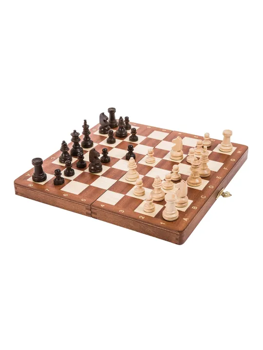 Schach Magnetisch - Mahagoni