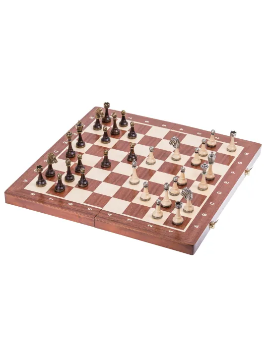 Schach Turnier Nr. 5 - Mahagoni