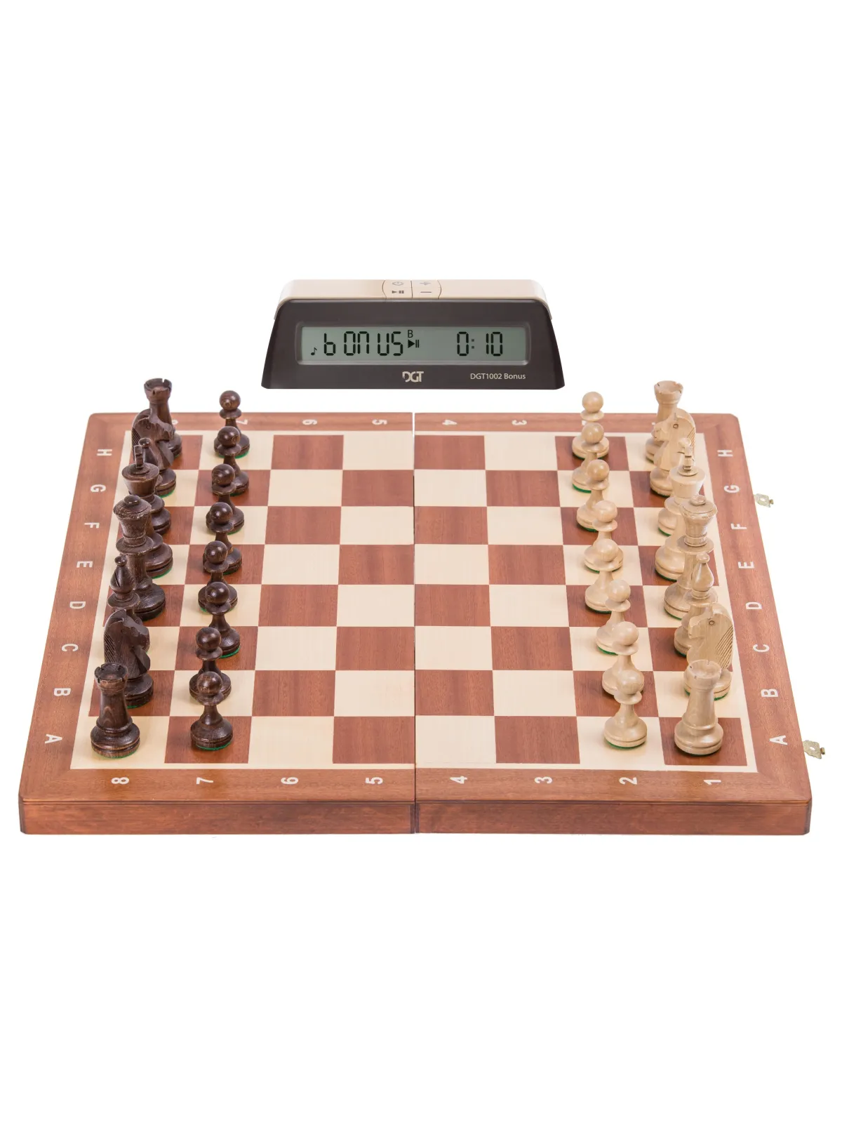 Set S1 - Schach Senator + Schachuhr DGT 1001