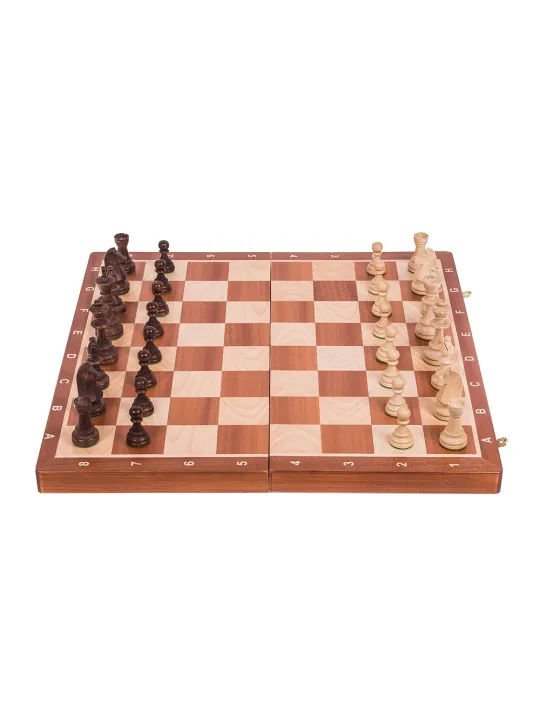 Echecs - Staunton 6 - Acajou WW