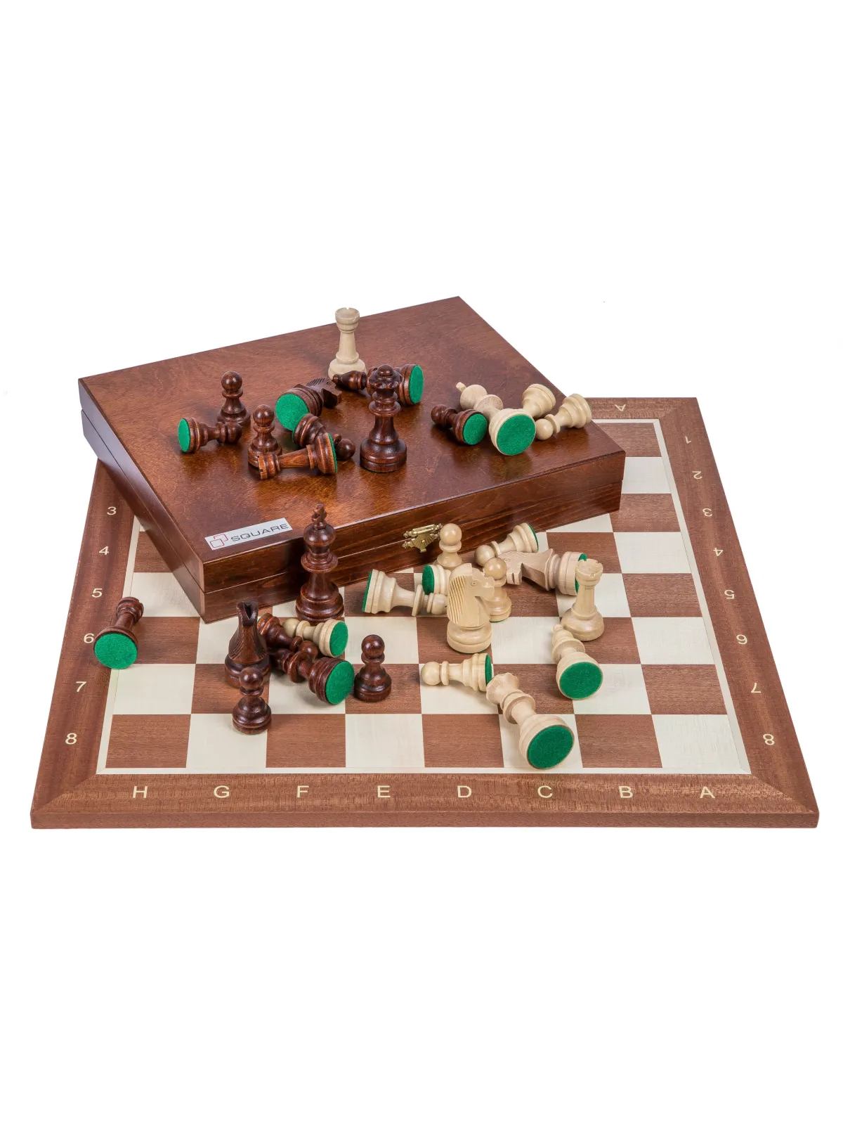 Chess Pieces Staunton 5 + Case Lux