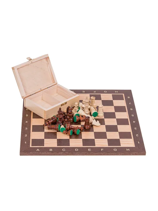 Profi Schach Set Nr 4 - Mahagoni